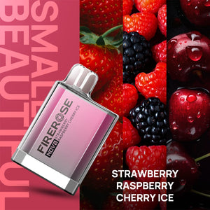 Firerose Nova 600 Disposable Vape Pod | Strawberry Raspberry Cherry Ice