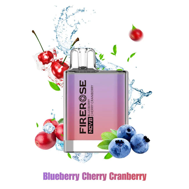 Firerose Nova 600 Disposable Vape Pod | Blueberry Cherry Cranberry