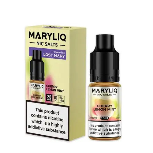 MaryLiq 10ml Nic Salts | Cherry Lemon Mint