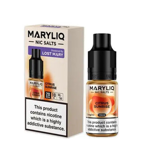 MaryLiq 10ml Nic Salts | Citrus Sunrise