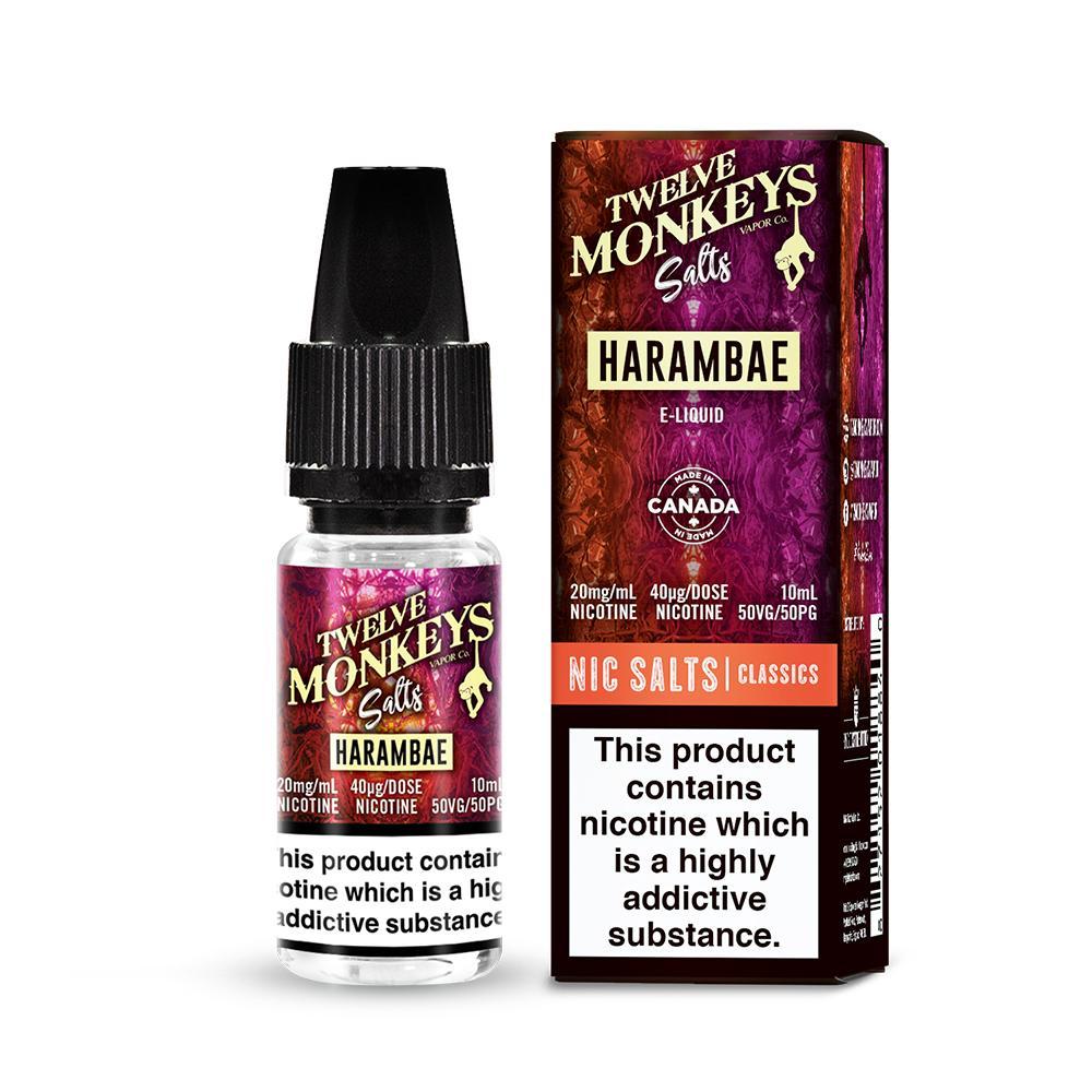 Twelve Monkeys 10ml Nic Salts Twelve Monkeys 10ml Nic Salts