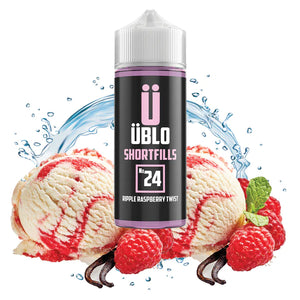 Ublo 100ml E-Liquid - No 24 | Ripple Raspberry Twist