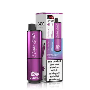 IVG 2400 Disposable Vape Pod Device | 4 in 1 Plum Edition