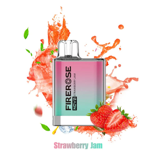 Firerose Nova 600 Disposable Vape Pod | Strawberry Jam