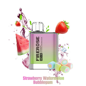 Firerose Nova 600 Disposable Vape Pod | Strawberry Watermelon Bubblegum