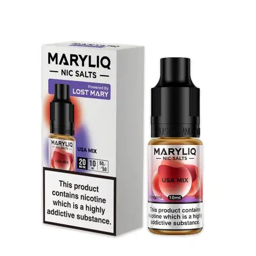 MaryLiq 10ml Nic Salts | USA Mix
