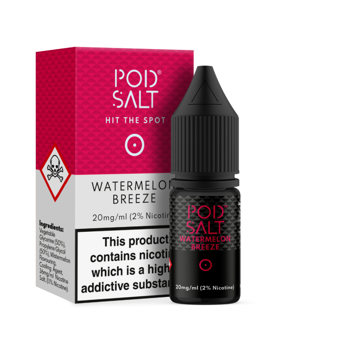Pod Salt 10Ml Nicotine | Watermelon Breeze Nic Salts