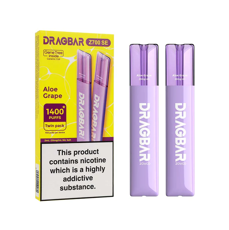 VooPoo DragBar Z700 SE Disposable Device | Aloe Grape