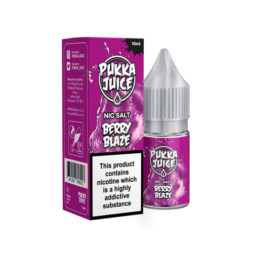 Pukka Juice 10Ml Nic Salts E-Liquid | Berry Blaze