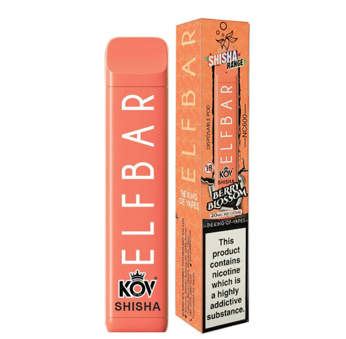 Elf Bar Nc600 Shisha Disposable Pod Device | Berry Blossom