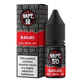 Blackjack 10Ml E-Liquid By Vape 50