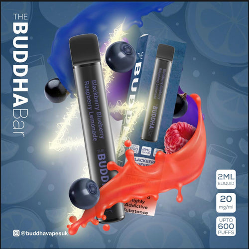 Buddha Bar 600 Puff Disposable Pod Device | Blackberry Blueberry Raspberry Lemonade