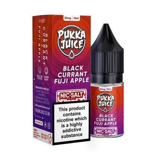 Pukka Juice 10Ml Nic Salts E-Liquid | Blackcurrant Fuji Apple