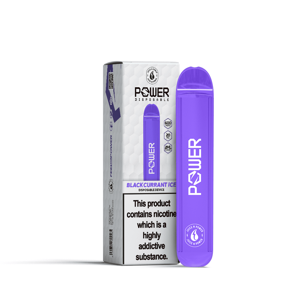 Juice N Power Disposable Pod Device 600 Puff | Blackcurrant Ice