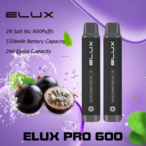 Elux Pro 600 Disposable Pod Device | Blackcurrant Menthol