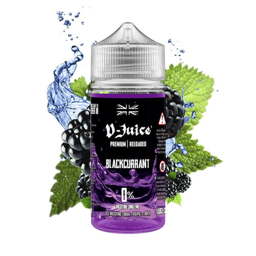 Blackcurrant 100Ml E-Liquid By V-Juice