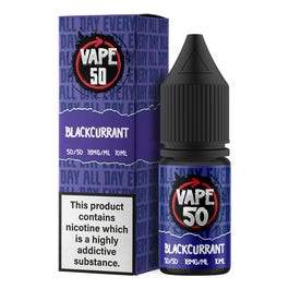 Blackcurrant 10Ml E-Liquid By Vape 50