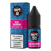 Load image into Gallery viewer, Blue Raspberry 10Ml E-Liquid By Vape 50