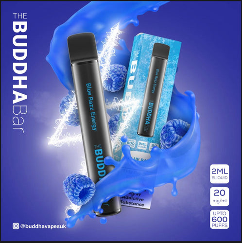 Buddha Bar 600 Puff Disposable Pod Device | Blue Razz Energy