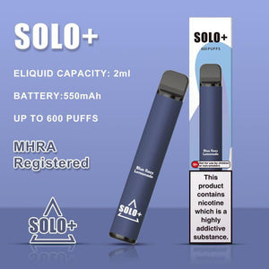 Vapeman Solo+ Disposable Pod Device 600 Puff | Blue Razz Lemonade
