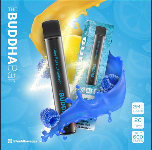 Buddha Bar 600 Puff Disposable Pod Device | Blue Razz Lemonade