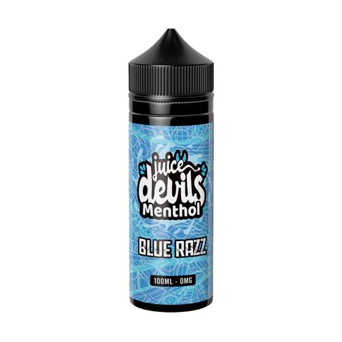 Blue Razz Menthol 100Ml E-Liquid By Juice Devils