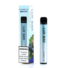 Load image into Gallery viewer, Lux Bar 600 Puff Disposable Pod Device | Blueberry Ice