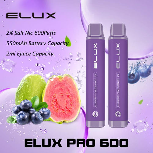 Elux Pro 600 Disposable Pod Device | Blueberry Pomegranate