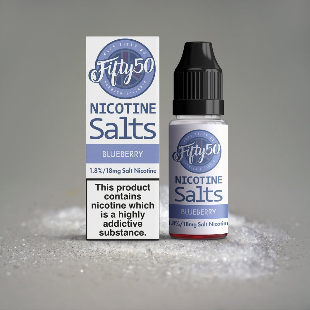 Fifty 50 Nic Salts 10Ml - Blueberry