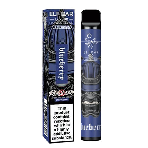 Elf Bar Lux 600 Puff Disposable Pod Device | Blueberry