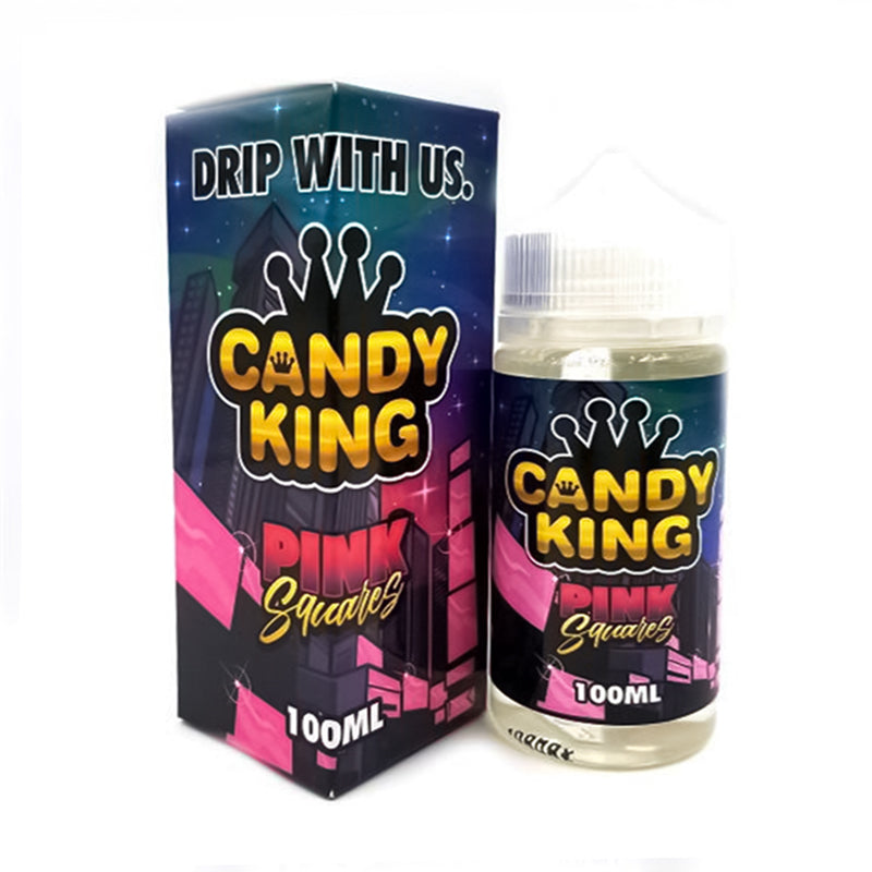Candy King 100ml Short Fill - Pink Squares