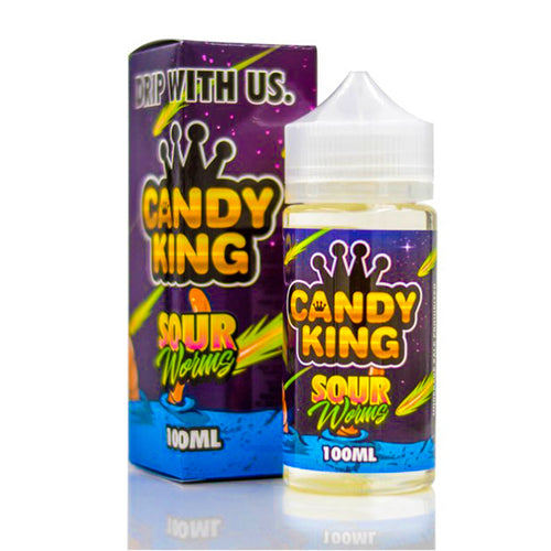 Candy King 100ml Short Fill - Sour Worms