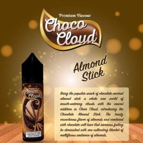 Choco Cloud 50ml Short Fill Chocolate Almond Stick