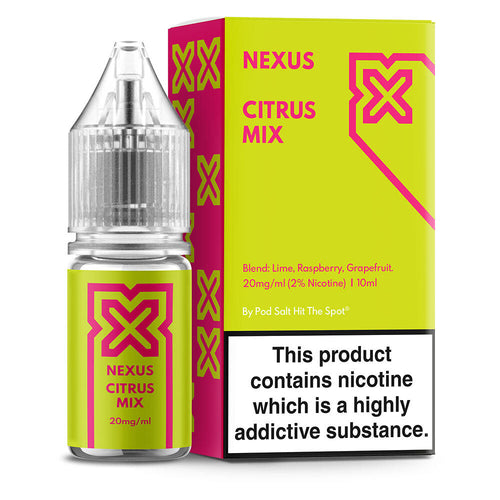 Nexus 10Ml Nicotine Salt - Citrus Mix Nic Salts