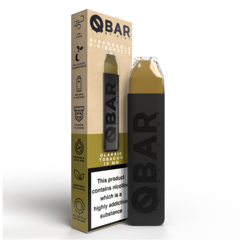 Riot Squad Qbar Disposable Pod Device | Classic Tobacco