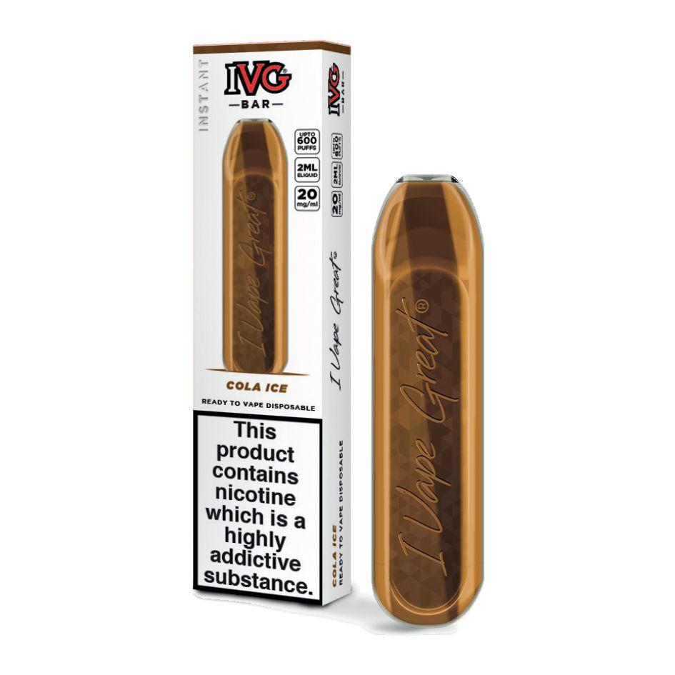 Ivg Bar Disposable Pod Device 600 Puff | Cola Ice