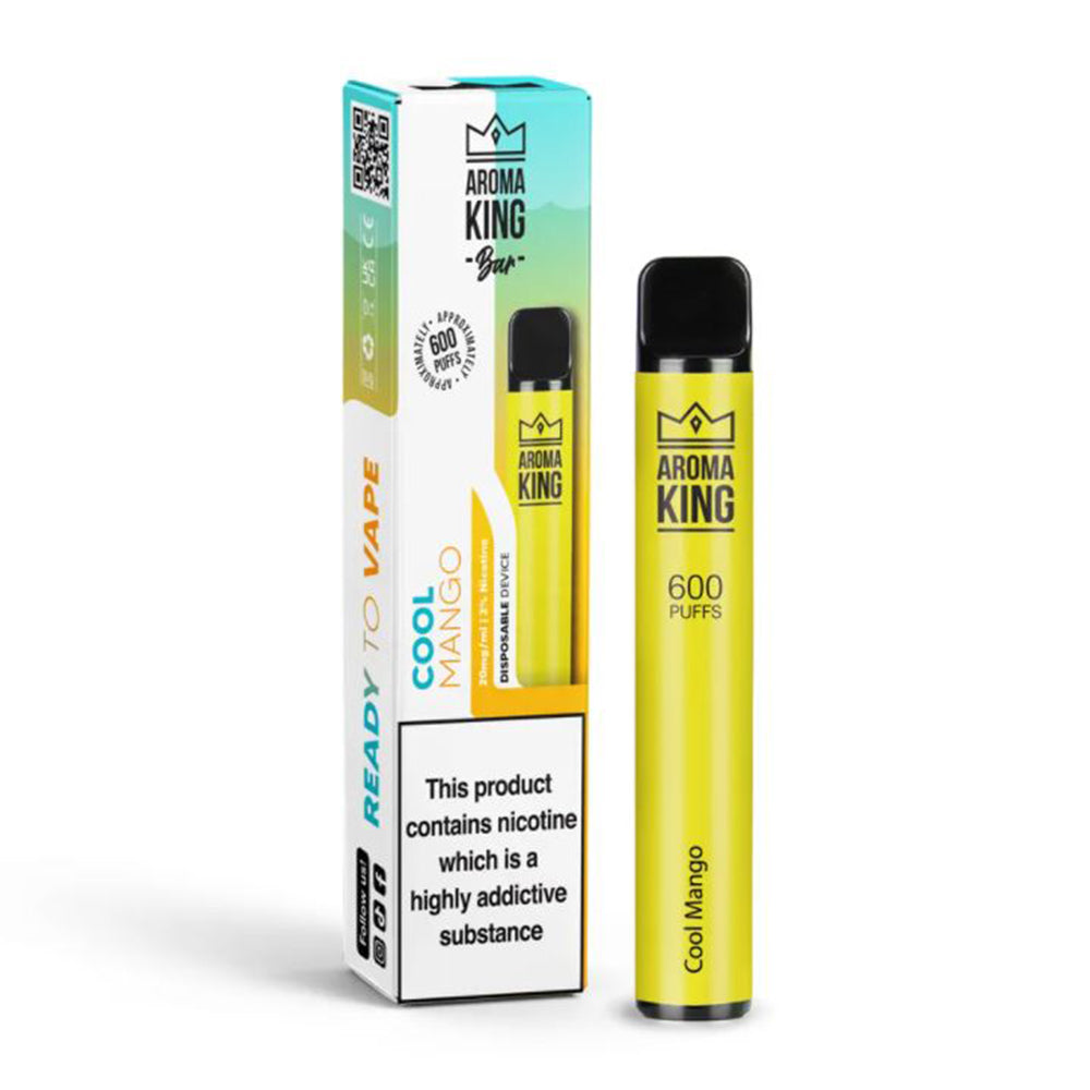 Aroma King Disposable 600 Puff Pod Device | Cool Mango