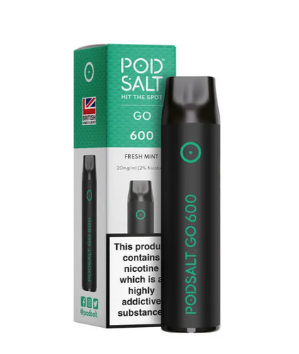 Pod Salt Go 600 Disposable Device | Fresh Mint