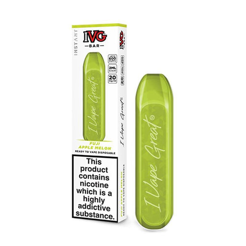 Ivg Bar Disposable Pod Device 600 Puff | Fuji Apple Melon