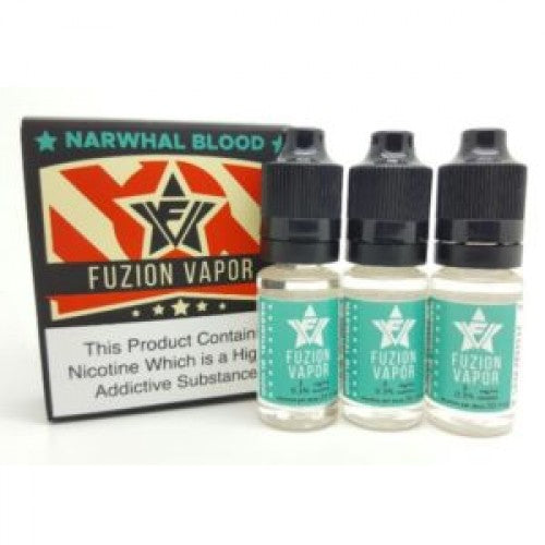 Fuzion Vapor 3x10ml E-liquid Narwhal Blood