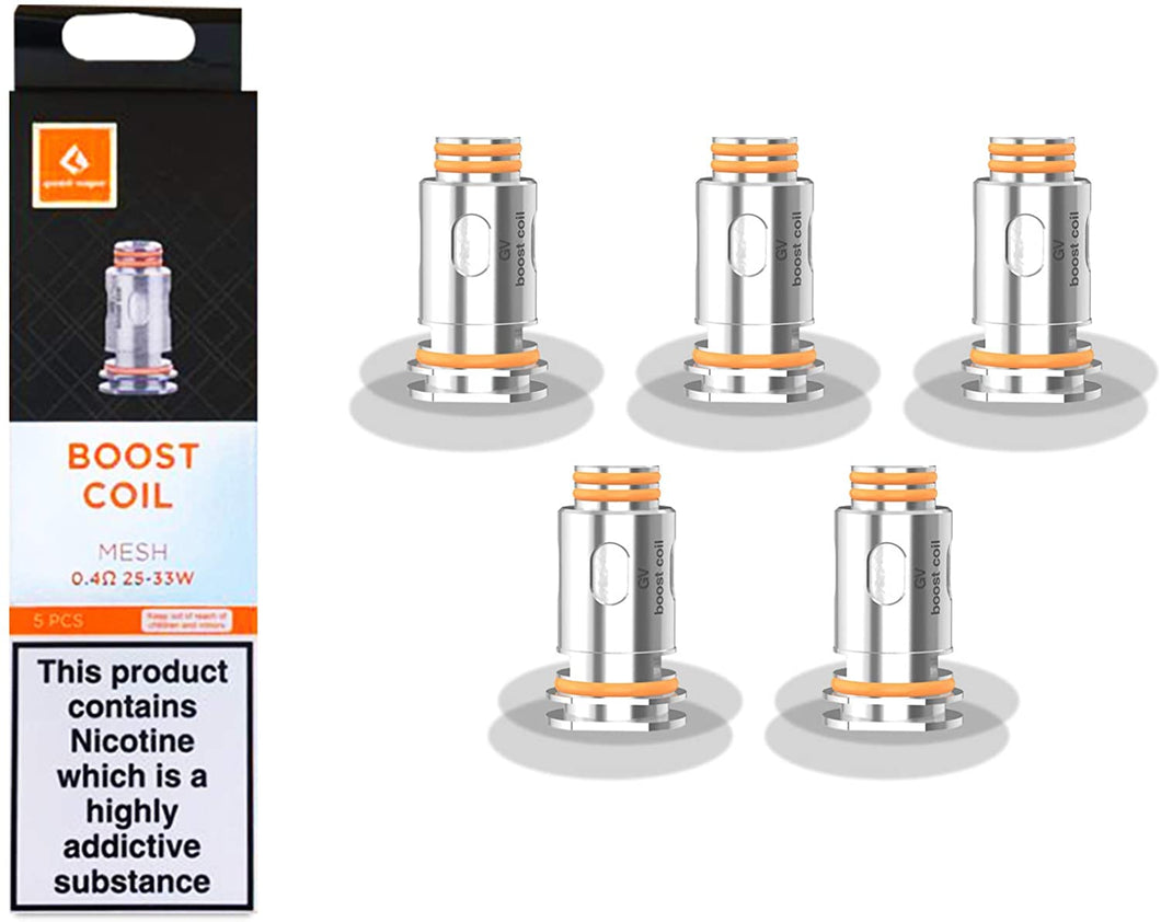 Geek Vape Boost Replacement 0.4ohm & 0.6ohm Coils 5 Pack