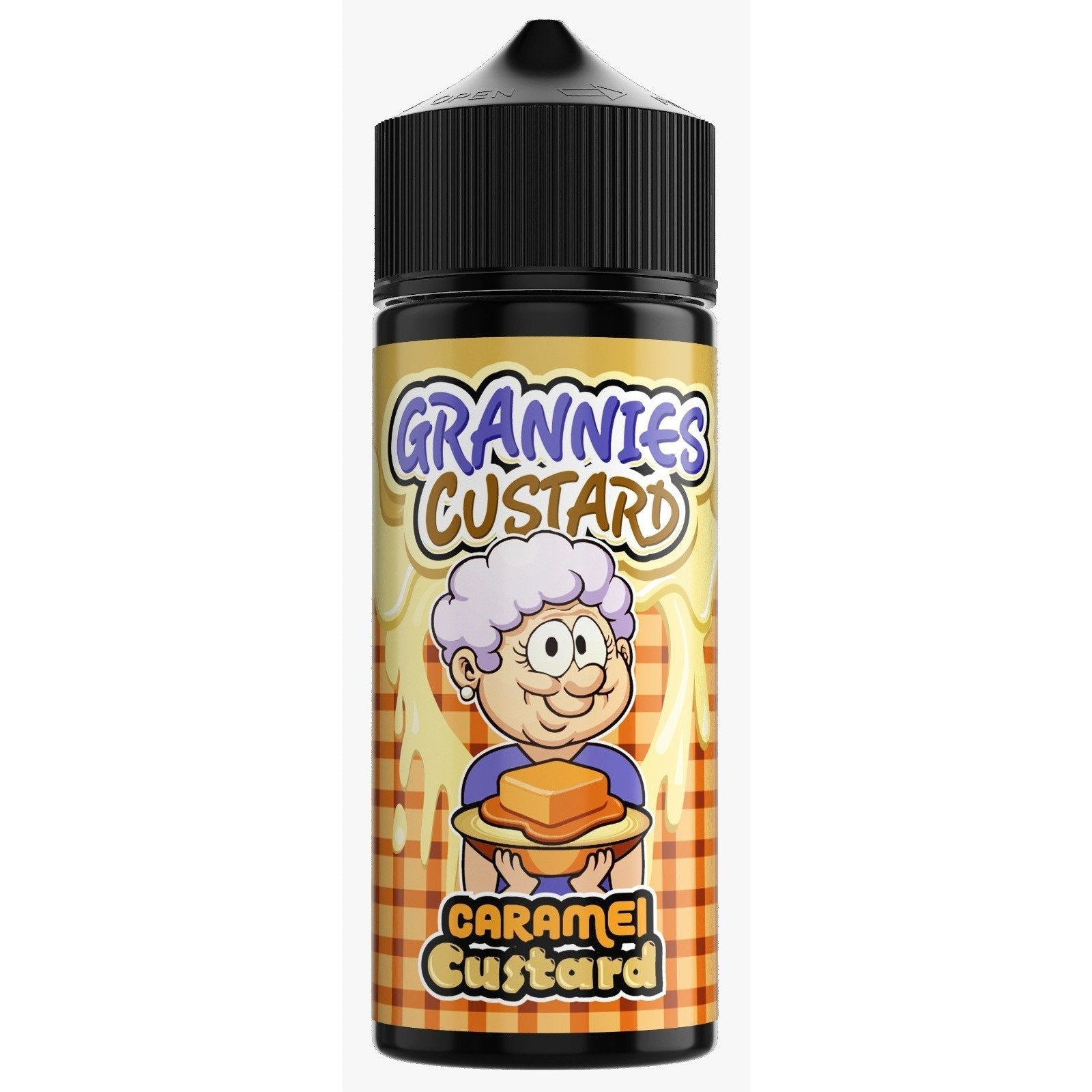 Grannies Custard 100ml E-Liquid - Caramel Custard – Eco Vapours UK