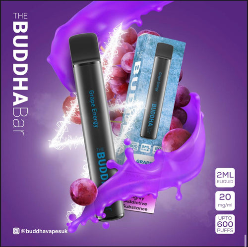 Buddha Bar 600 Puff Disposable Pod Device | Grape Energy