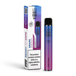 Aroma King Disposable 600 Puff Pod Device | Grape Energy