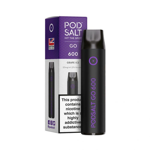 Pod Salt Go 600 Disposable Device | Grape Ice