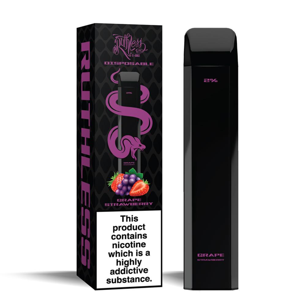 Ruthless E-Juice Disposable Pod Device | Grape Strawberry