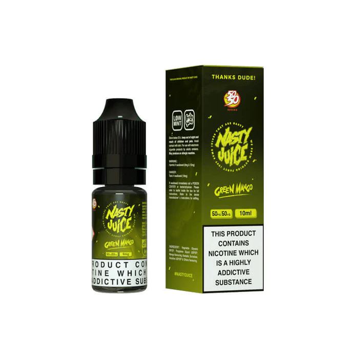 Nasty Juice 50/50 10Ml E-Liquid | Green Mango