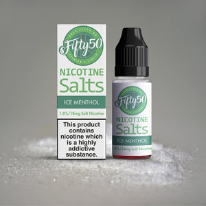 Fifty 50 Nic Salts 10Ml - Ice Menthol