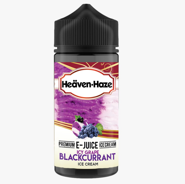 Icy Grape Blackcurrant 100Ml E-Liquid By Heaven Haze