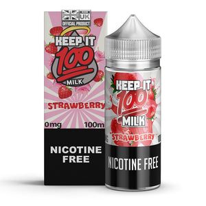 Keep It 100 E-Liquid Strawberry Milk